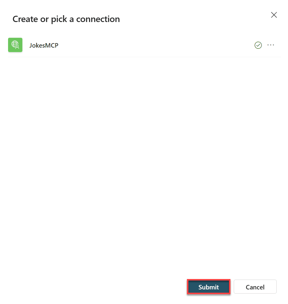Pick a connection
