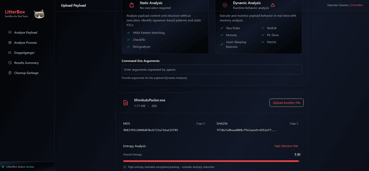 Upload Interface