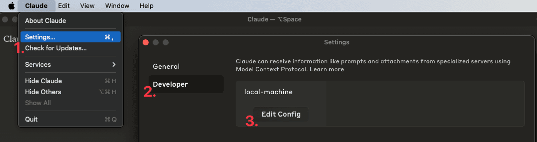 Claude Desktop Settings
