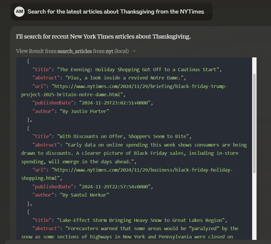NYTimes Article Search