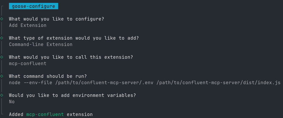 Goose Configure