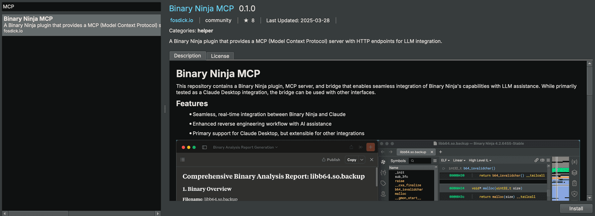 Plugin Manager Listing
