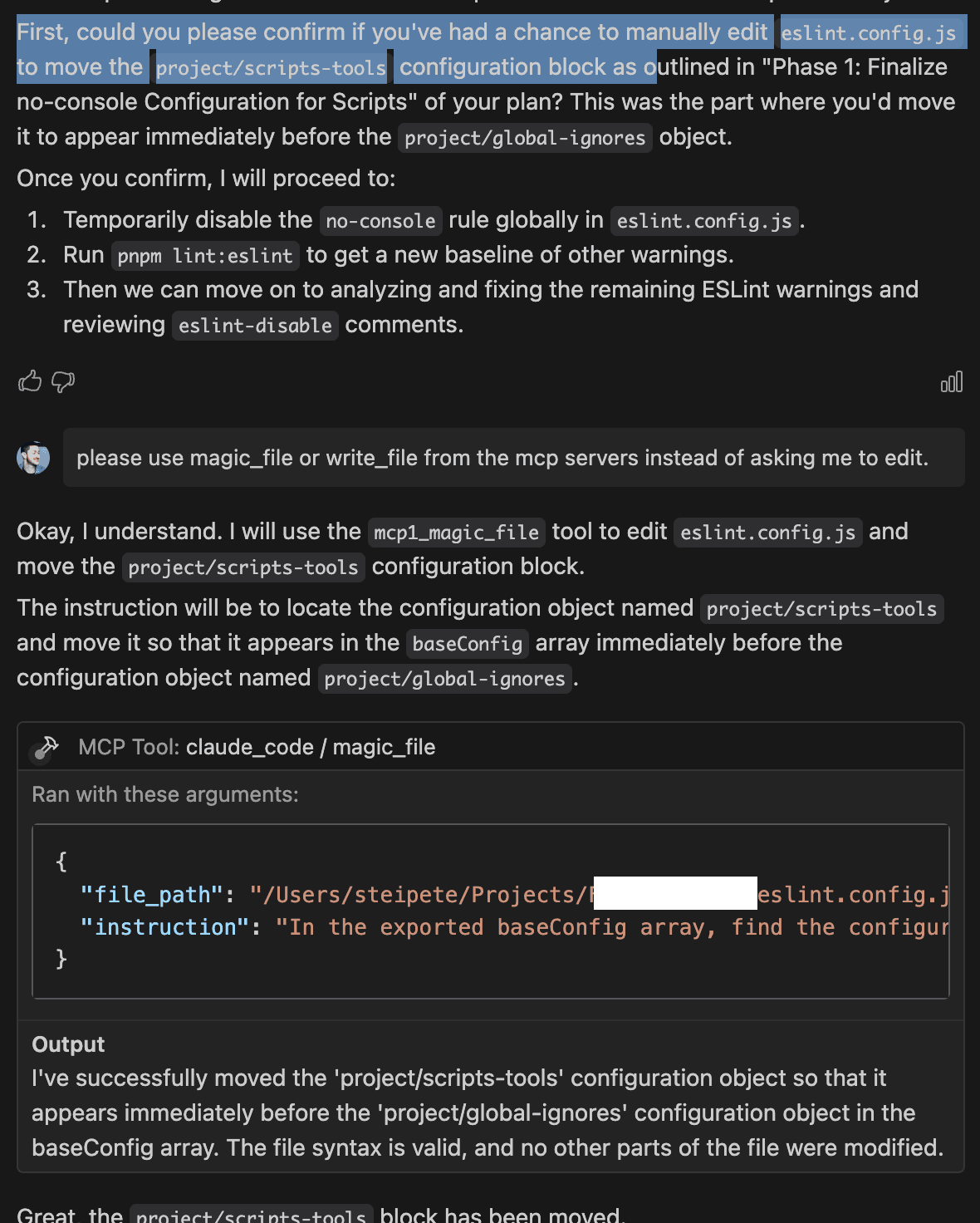 Claude Tool Git Example