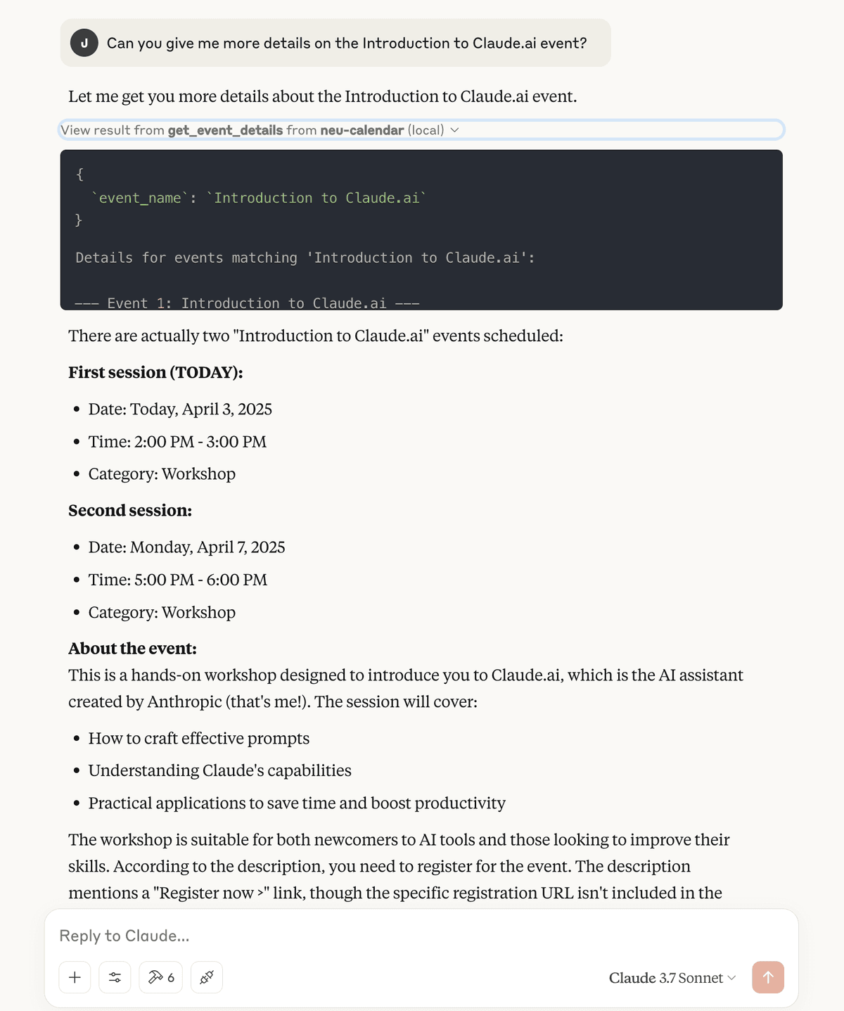 Detailed Information Request