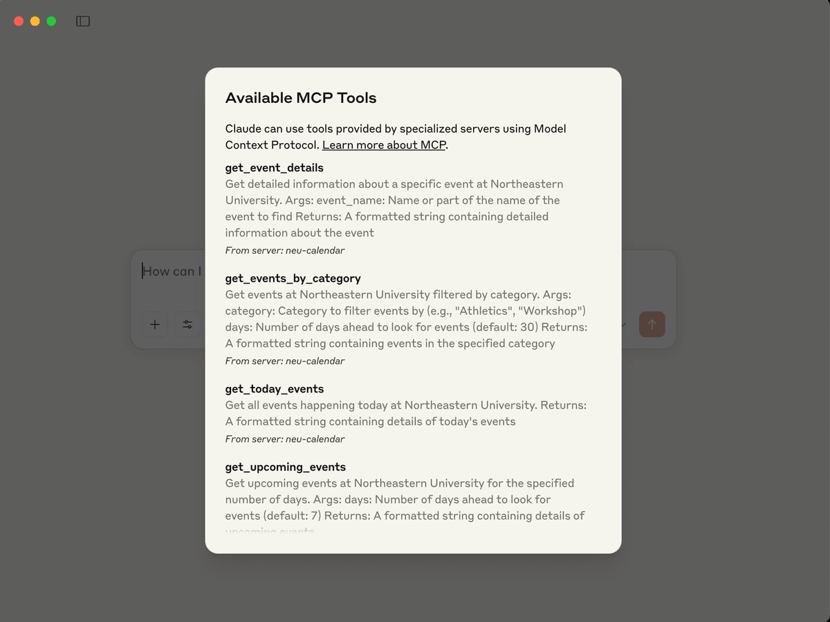 Available MCP Tools