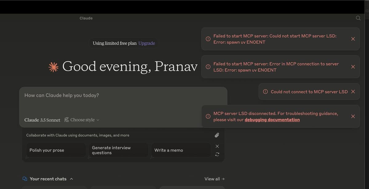 Using custom prompt