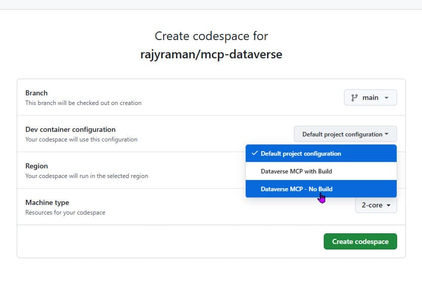 codespace-step-2