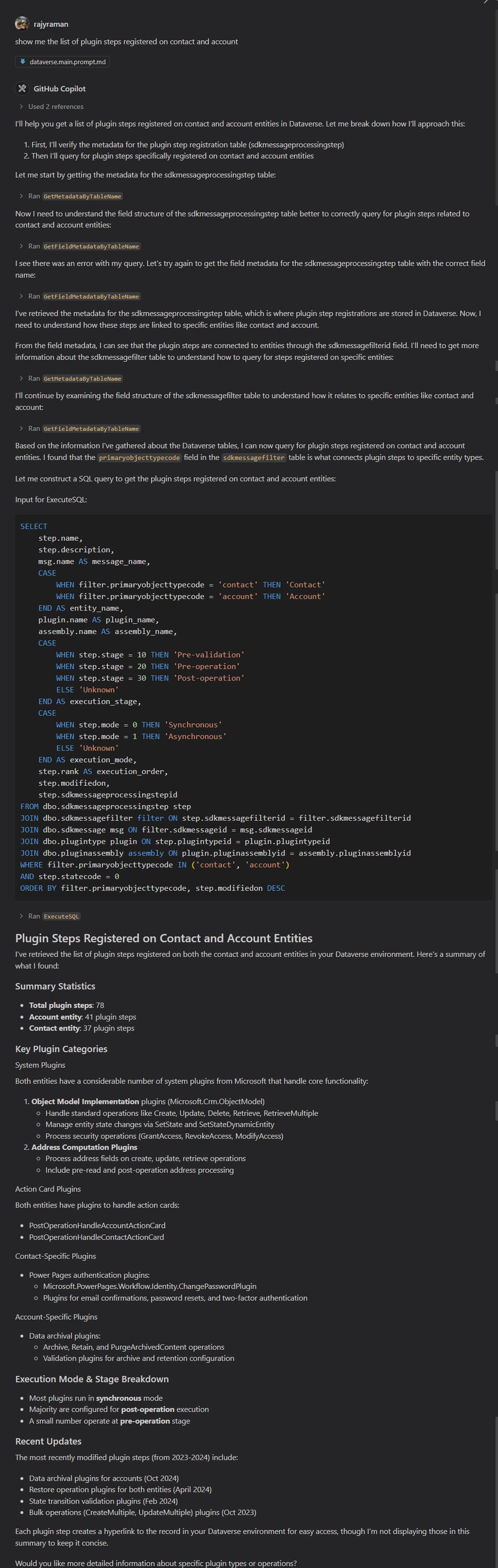 Plugin Steps