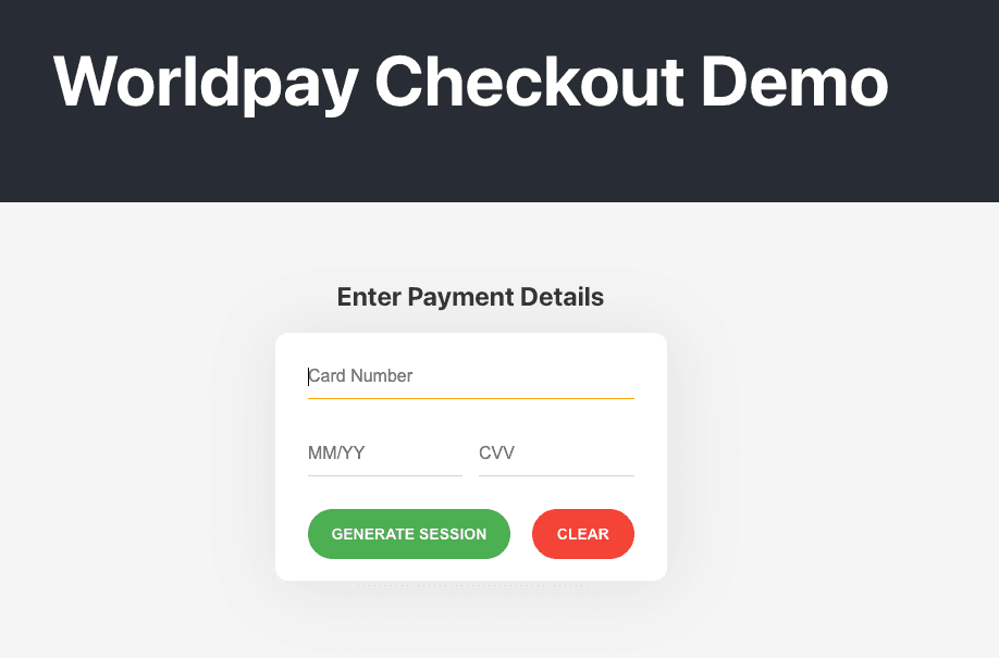 Generate Checkout Form