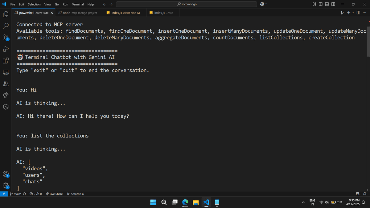 Chatbot Interface