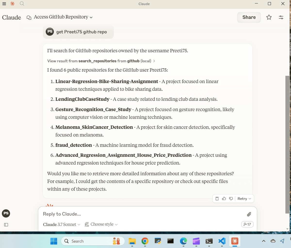 Claude_Accessing_Preeti_GitHub_Repositories