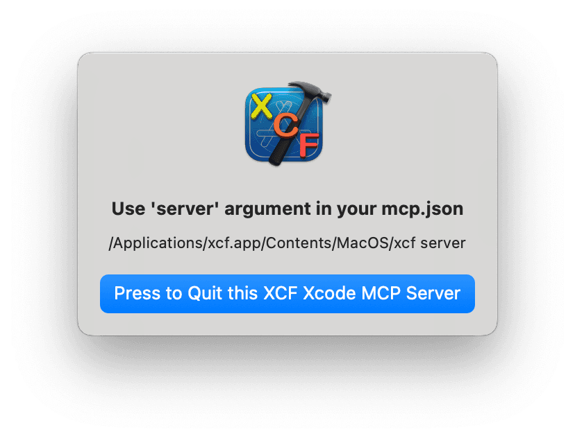 XCF Alert