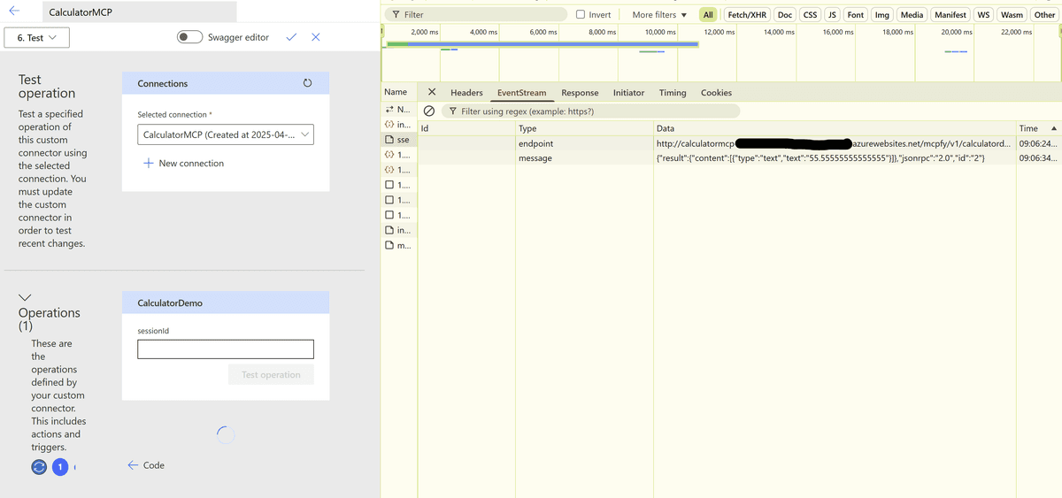 Postman Output