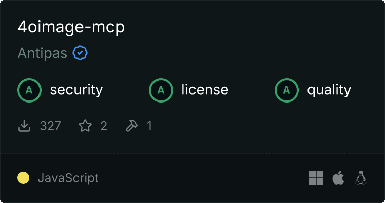 mcp-4o-Image-Generator MCP server