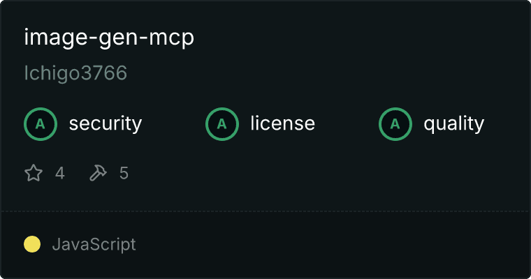 Image Generation Server MCP server