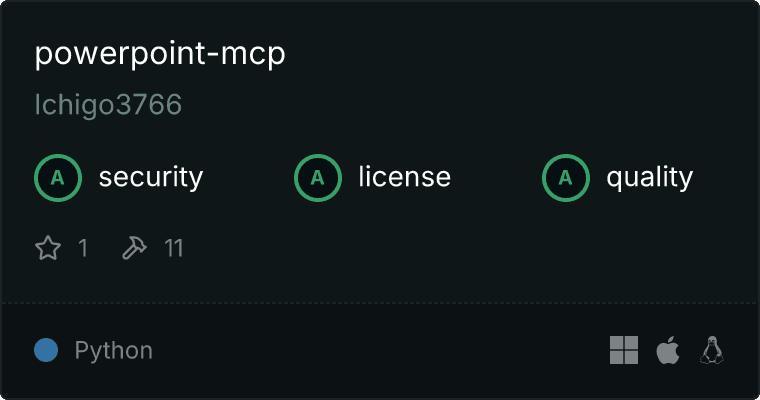 PowerPoint Server MCP server