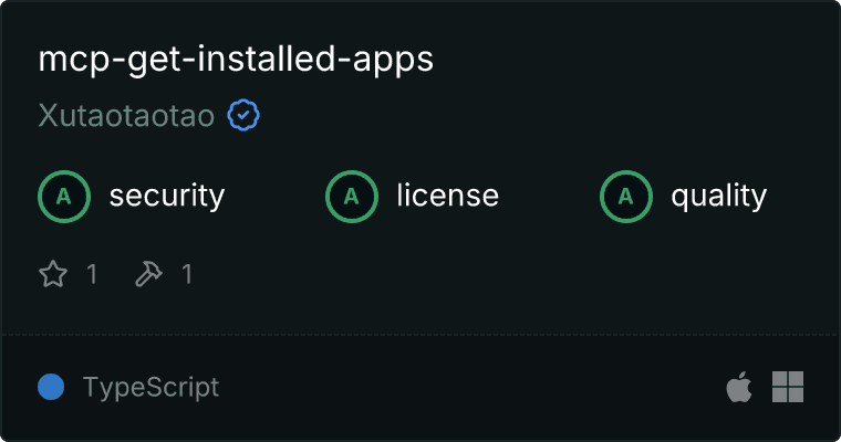 mcp-get-installed-apps MCP server