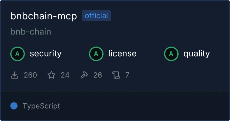 bnbchain-mcp MCP server