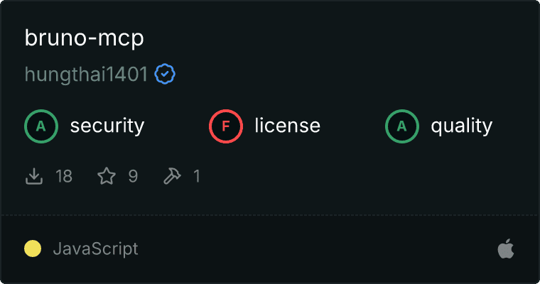 Bruno MCP server