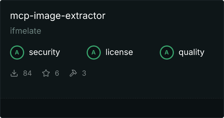 Image Extractor MCP server