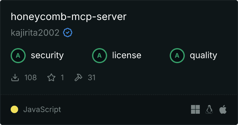 Honeycomb MCP server