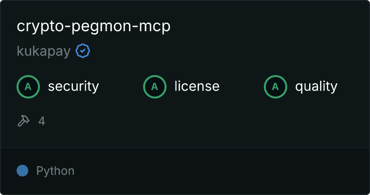 crypto-pegmon-mcp MCP server