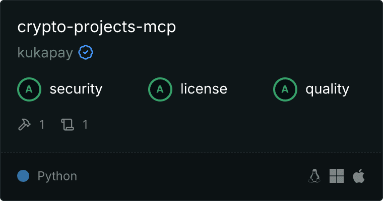 crypto-projects-mcp MCP server