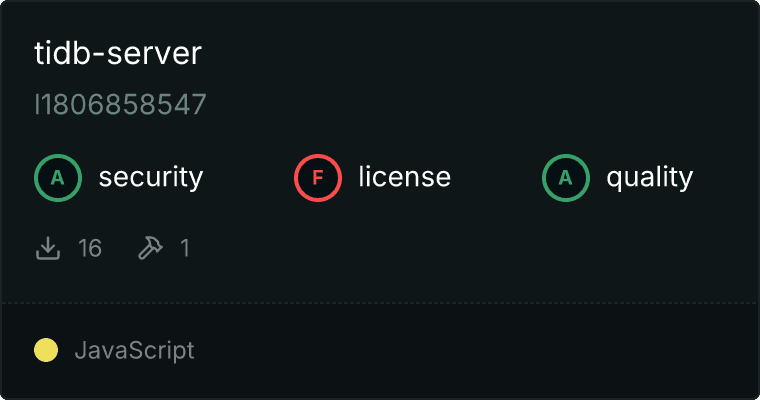 TiDB Server MCP server