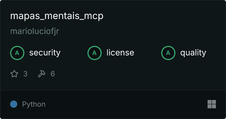 MCP-Server de Mapas Mentais MCP server
