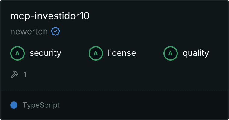 Investidor10 - MCP Server