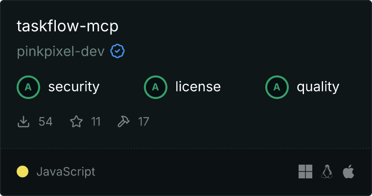 TaskFlow MCP server