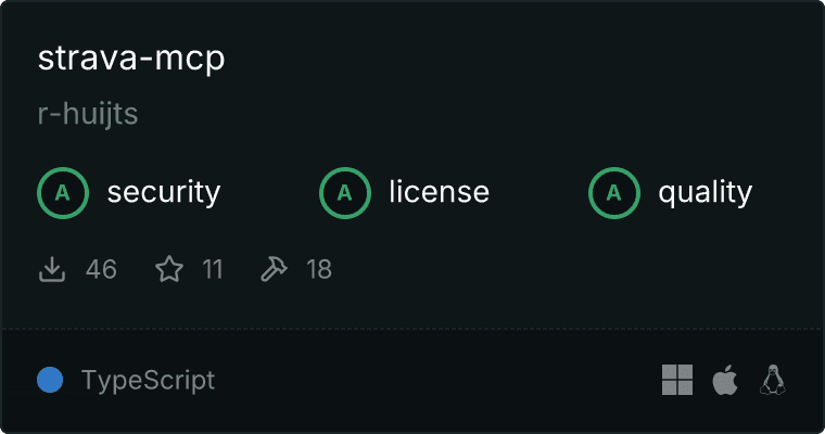 Strava Server MCP server