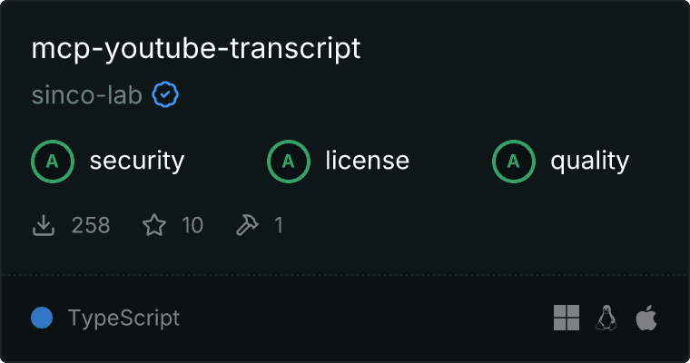 mcp-youtube-transcript