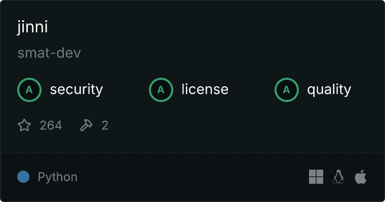Jinni: Bring Your Project Into Context MCP server