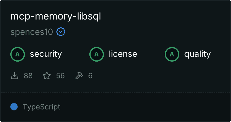 Glama badge