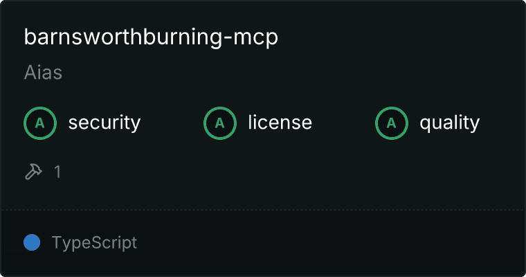 Barnsworthburning MCP server