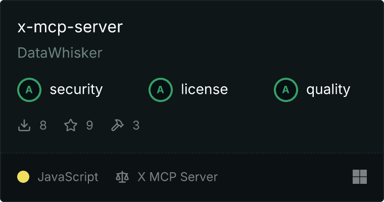 X Server MCP server