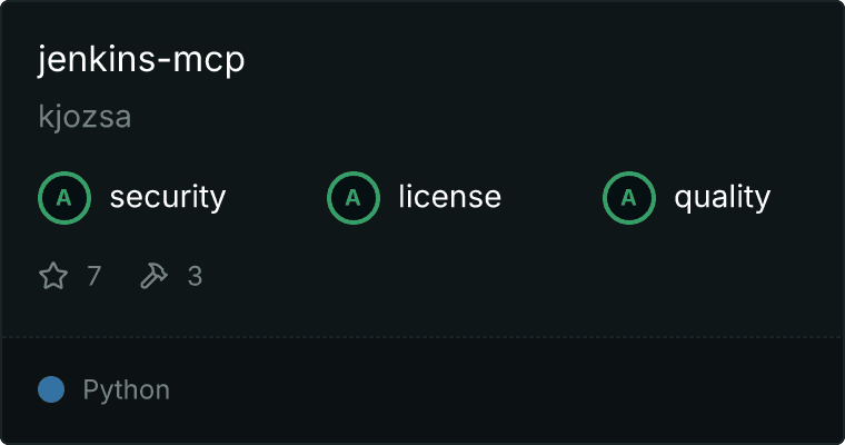 Jenkins MCP server