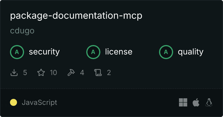 DocsFetcher Server MCP server