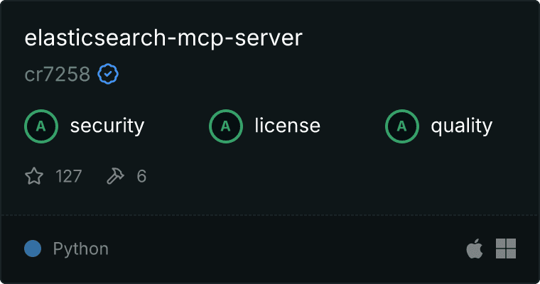 Elasticsearch MCP Server