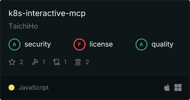 k8s-interactive-mcp MCP server