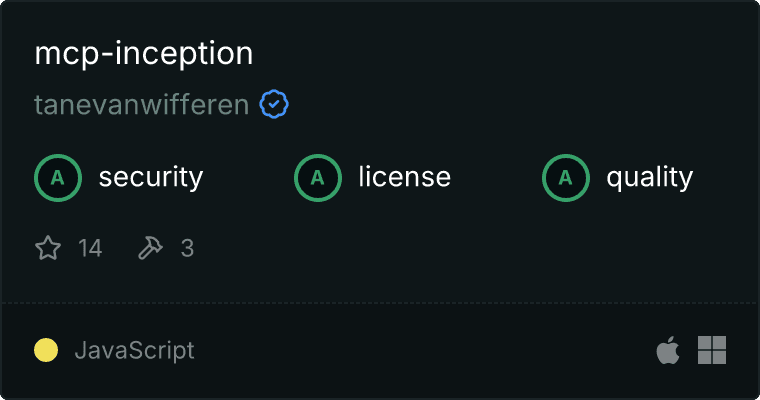 Inception Server MCP server