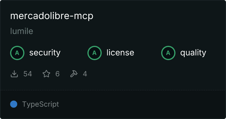 MercadoLibre Server MCP server
