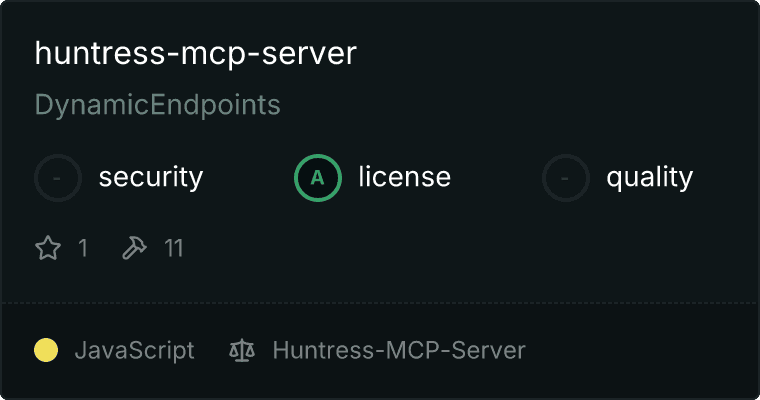 Huntress-MCP-Server MCP server