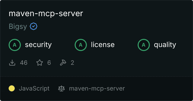maven-mcp-server MCP server