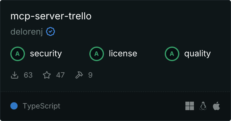 Server Trello MCP server