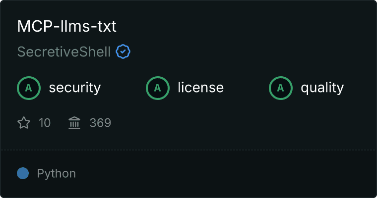 MCP-llms-txt MCP server