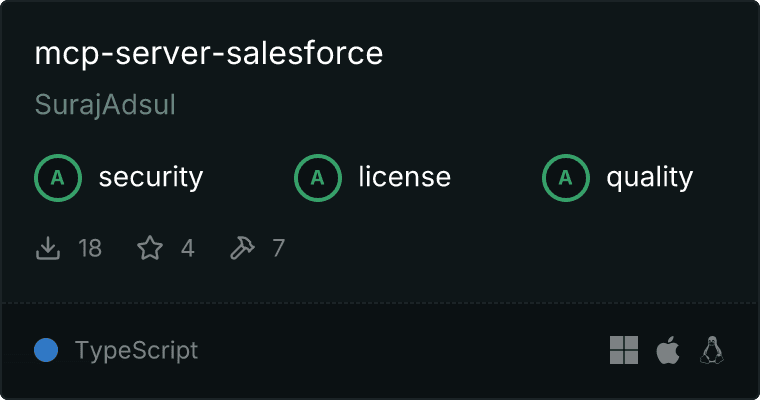 Salesforce Server MCP server