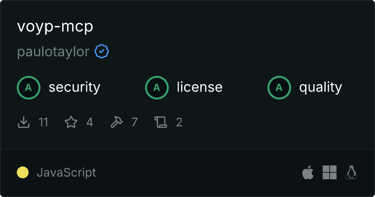 Voyp Server MCP server