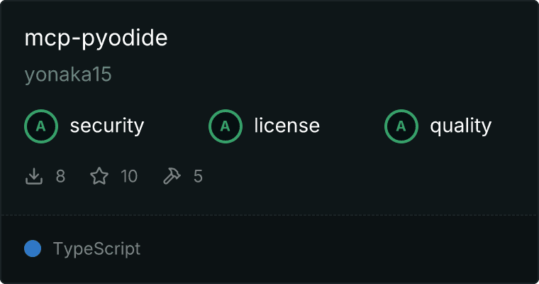 mcp-pyodide MCP server